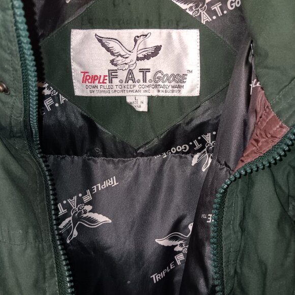 TRIPLE F.A.T GOOSE DUCK FEATHERS WINTER COAT - Picture 7 of 13